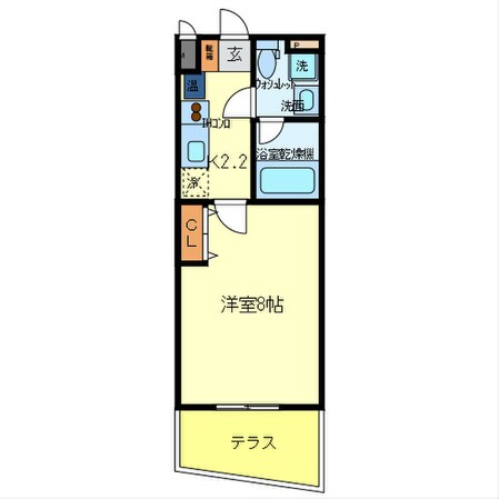 オランジュ上小阪の物件間取画像